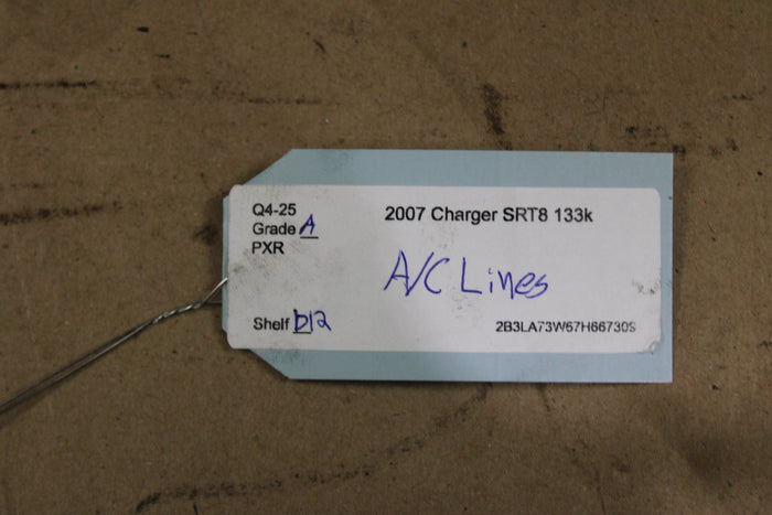 06-07 Charger 300 Magnum 5.7 A/C Air Conditioning Line Hose Set OEM 04854550AA