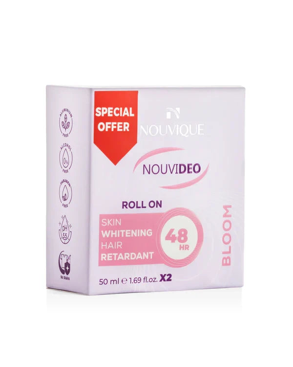 نوفيك رول اون نوفي ديو 1+1 بلووم50مل - Nouvique Nouvideo Roll On Bloom 2X50ML (Kit)