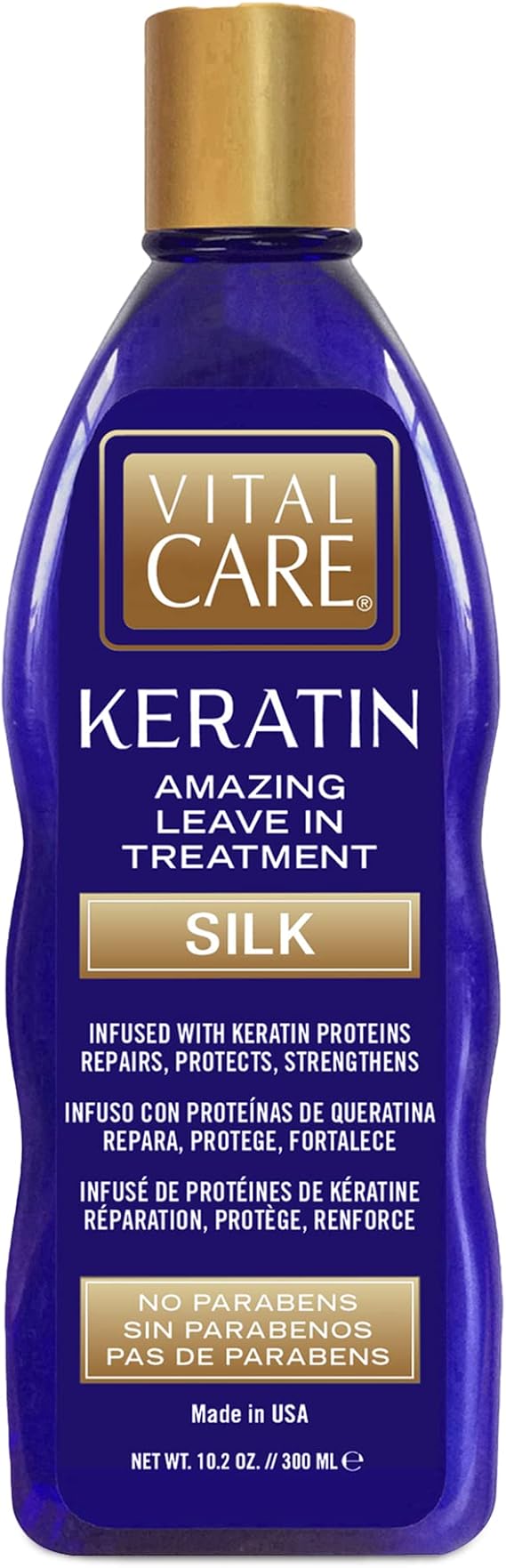 فيتال كير كريم ليف ان 300 مل سيلك - Vital Care Keratin Amazing Leave In Treatment Silk 300ml