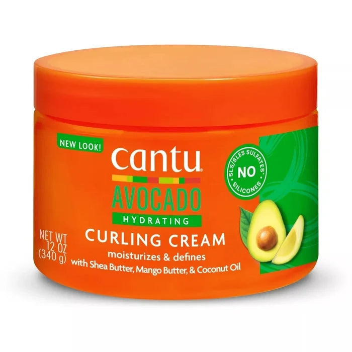 كانتو كريم ليف ان 340مل افوكادو - Cantu Avocado Hydrating Curling Cream 12oz 340g