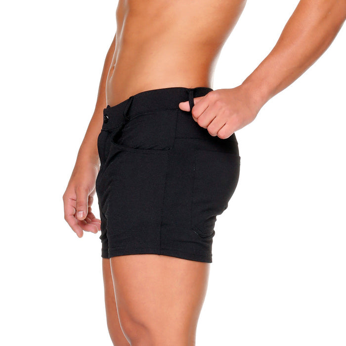 African Black Sexyshort vista posterior de Gigo Underwear