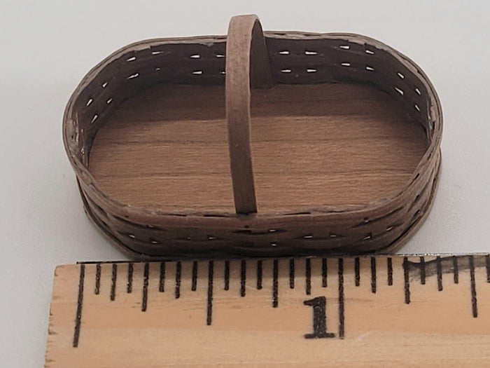 Al Chandronnait – Oval Woven Basket with Handle