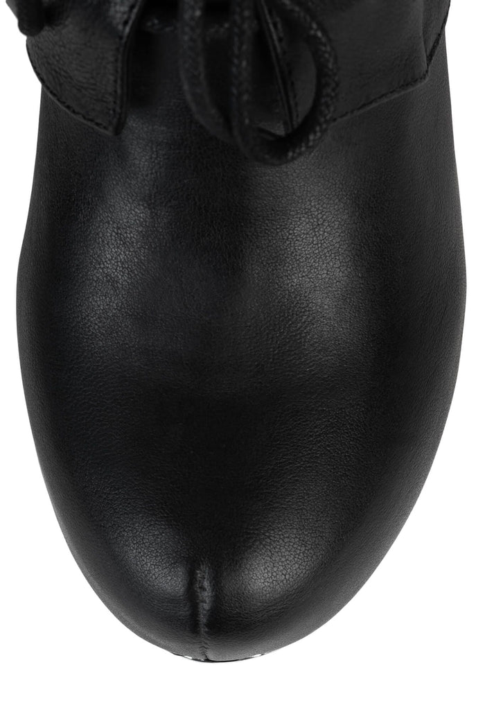 ALEXIS Jeffrey Campbell Ankle Boots Black Silver