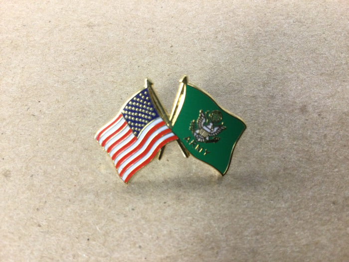Army Flag/USA Flag Lapel Pin