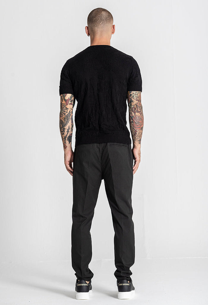 t-shirts / Black Majestic Knit Tee