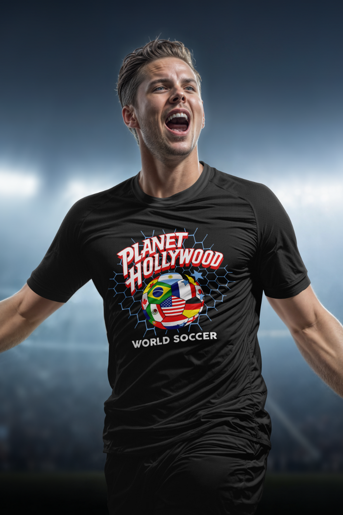 Black World Soccer Tee "Limited Edition"