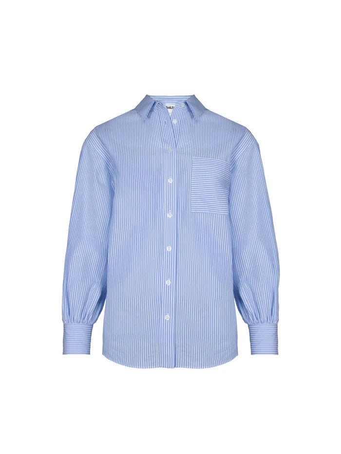 Blue Stripe Pocket Shirt