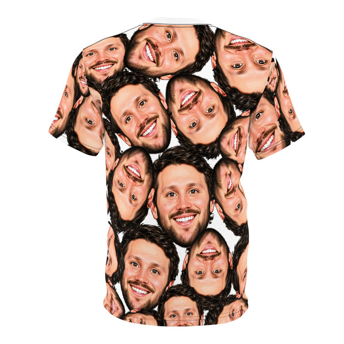 Buffalo Football Face Collage T-Shirt
