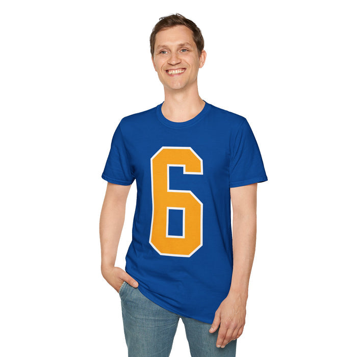 Buffalo Hockey Benny #6 T-Shirt | Retro Blue & Gold Hockey Tee | TeesRus716.com