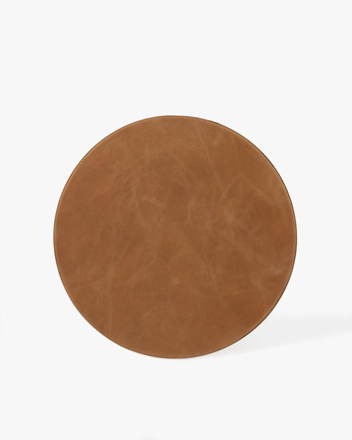 Calder Leather Side Table