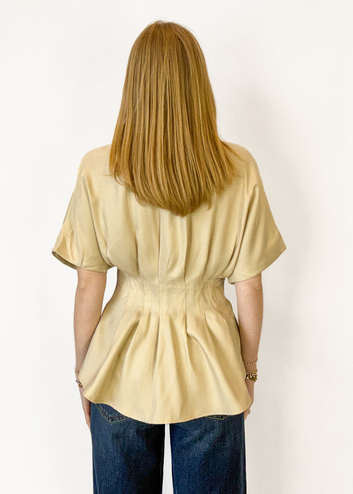 Carolyn Pleated Top