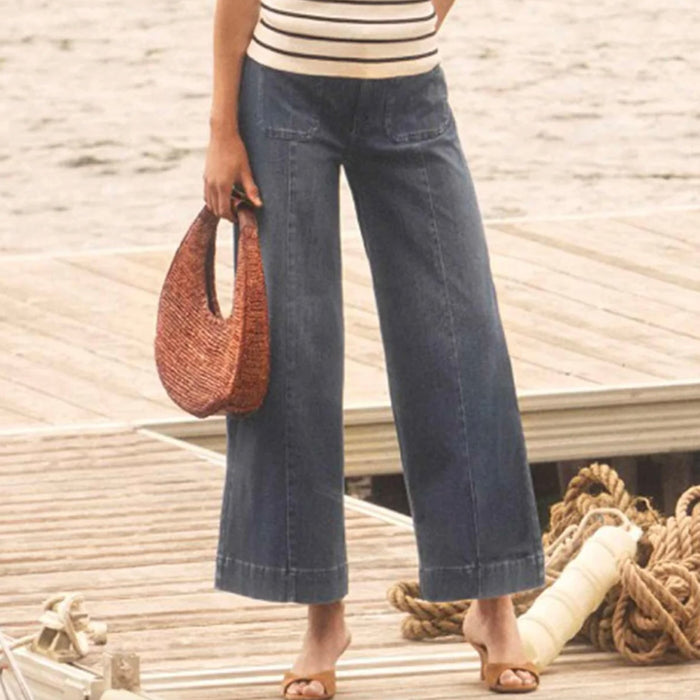 CC- FDJ Crop Wide Leg Jeans