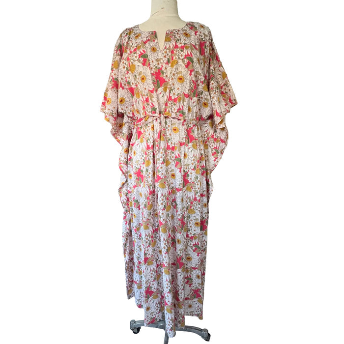 CC- Mahogany Floral Kaftan