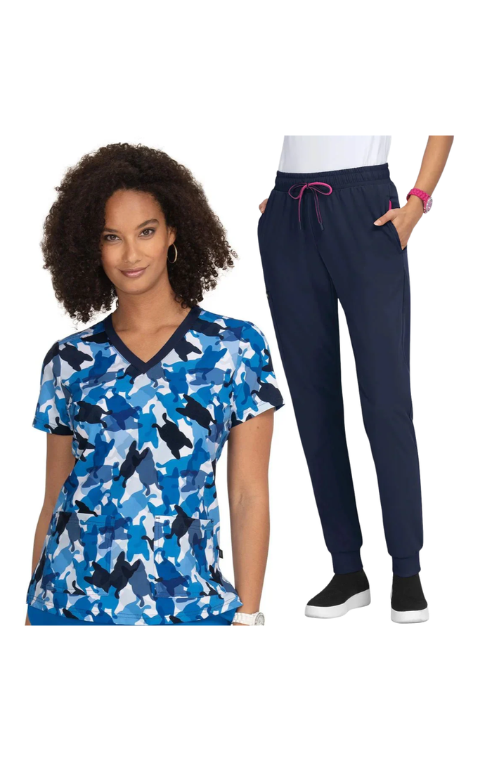 Camo Frenchie Navy / Navy / XXS