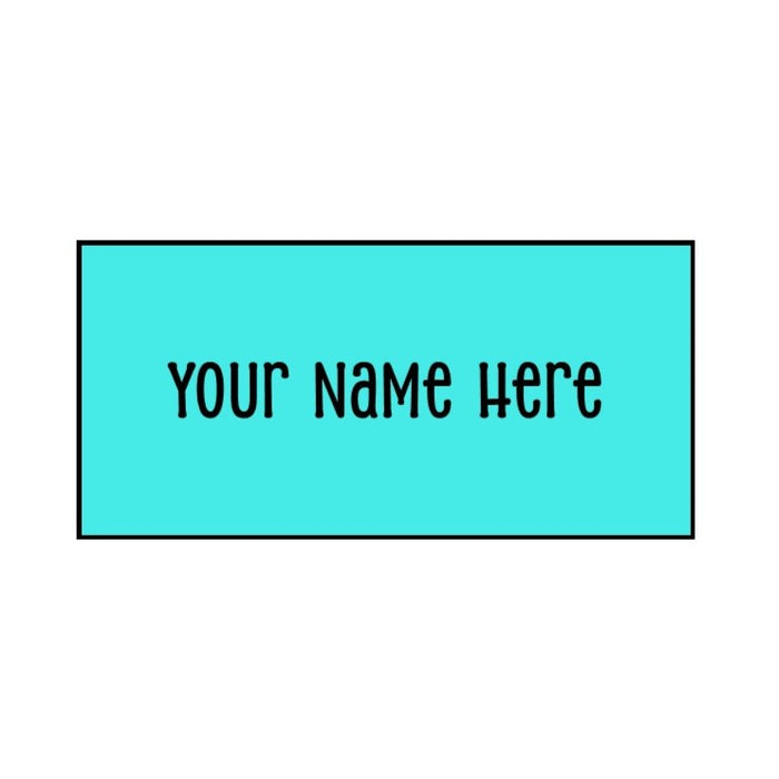 Custom Name & Personalization