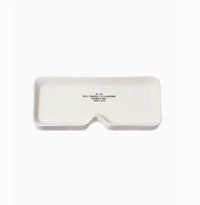 D ceramic glasses tray