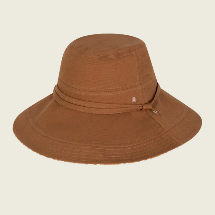 D Noosaville Mid Brim Hat - Almond