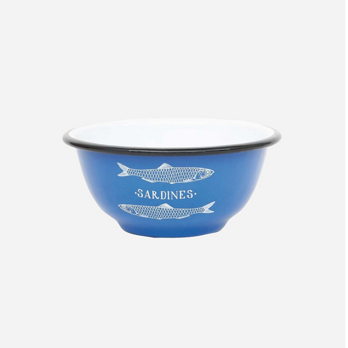 D Sardines Enamelware Bowl - small