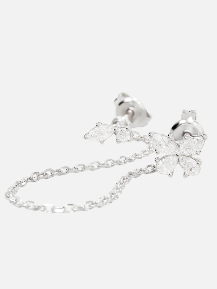 Dancing in the Wind Chain Earrings - Sterling Silver