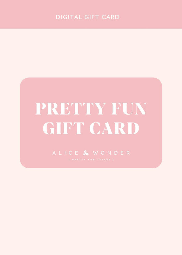 Digital Alice & Wonder Gift Card