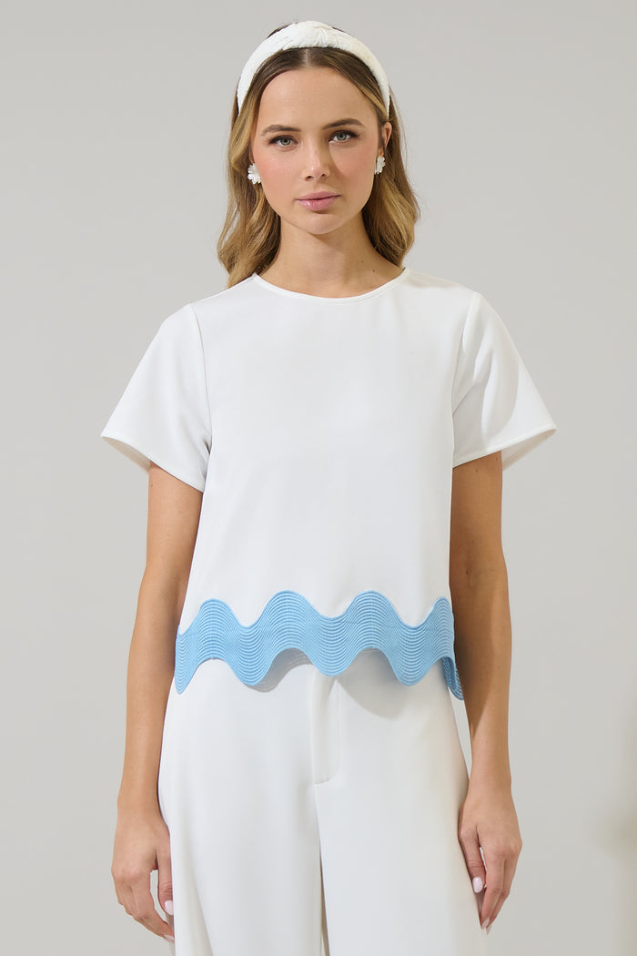 WHITE-BLUE / XS