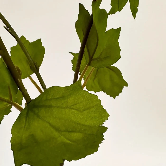 Faux Cream Snowball Viburnum Stem -31"