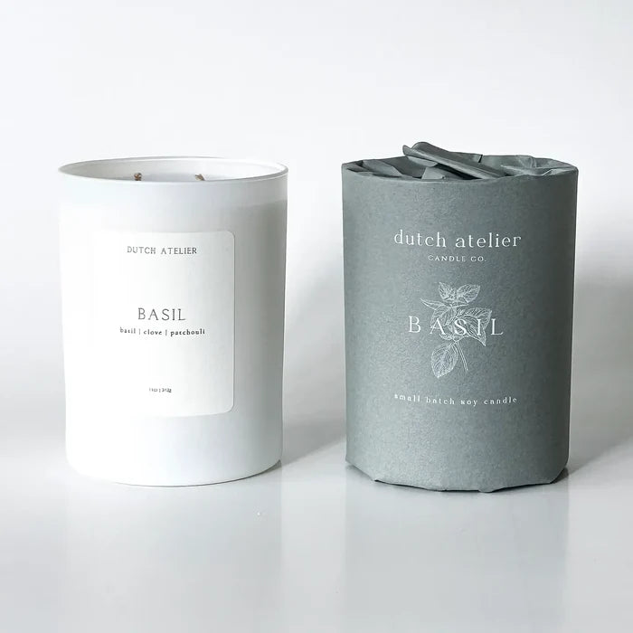 Fresh Basil Candle – Wrapped Gift Ready