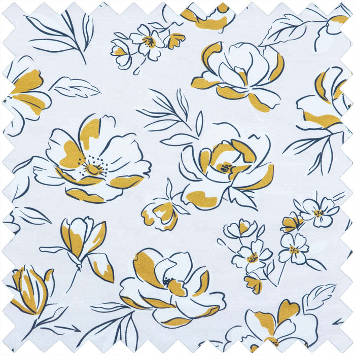 Hobby Gift: Craft Bag (M): Drawstring: Spring Floral: Item size: (d/w/h) 17 x 30 x 28cm.