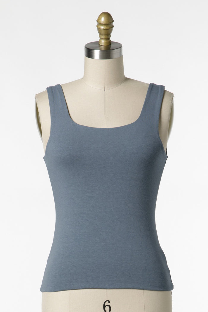 Jade Double Layer Cotton Span Top