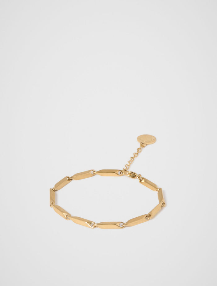 Jayda Waterproof Rectangle Link Bracelet 0 Gold Plated Forever New
