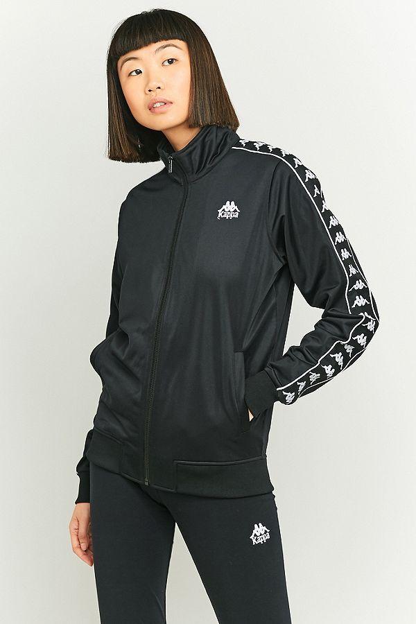 Kappa - 222 Banda Wanniston - Veste noire-Vestes et Manteaux-