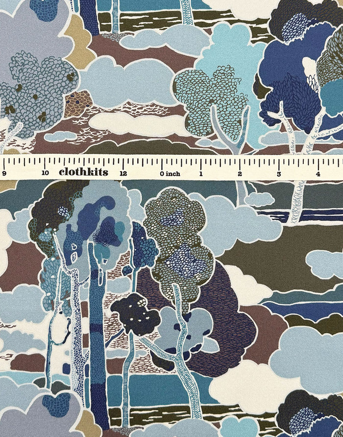Liberty Fabrics Stretch Gabardine Cotton Fabric, Prospect Road A