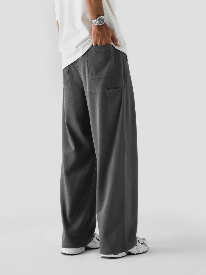 Graphite Grey Baggy Trouser – Live In Pants | GROOVY Pakistan