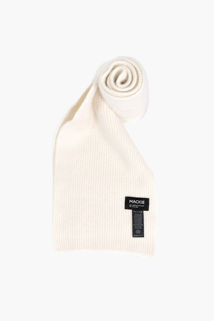Mackie - Barra Scarf Ecru - Echarpe laine Angora écru-Accessoires-S520/EC