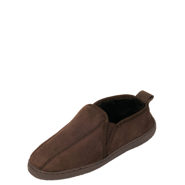 Mi Woolies - Charles Sheepskin Slipper (212) in the colour Chocolate