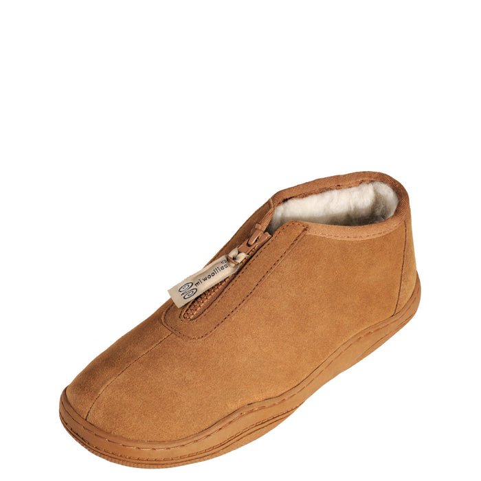 Mi Woolies - Dobson Sheepskin Slipper (318) in the colour Walnut