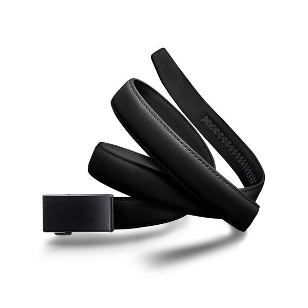 Mission Belts 1" Womens Swat Black Leather Rachet Belt belt