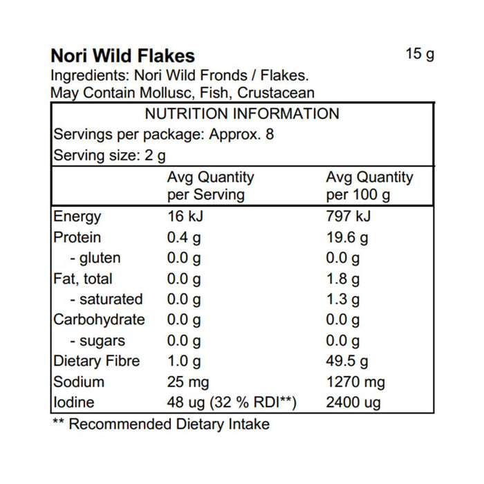 Pacific Harvest Nori (Wild) Flakes _4