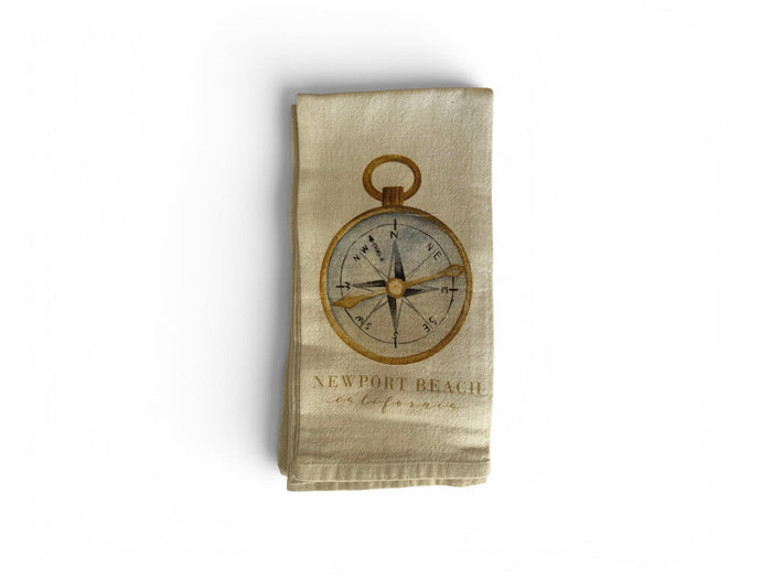 NS NB Compass Tea Towel