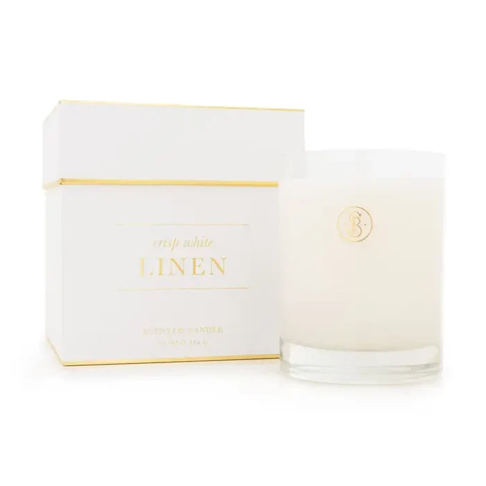 NS Sugar Paper Candle White Linen