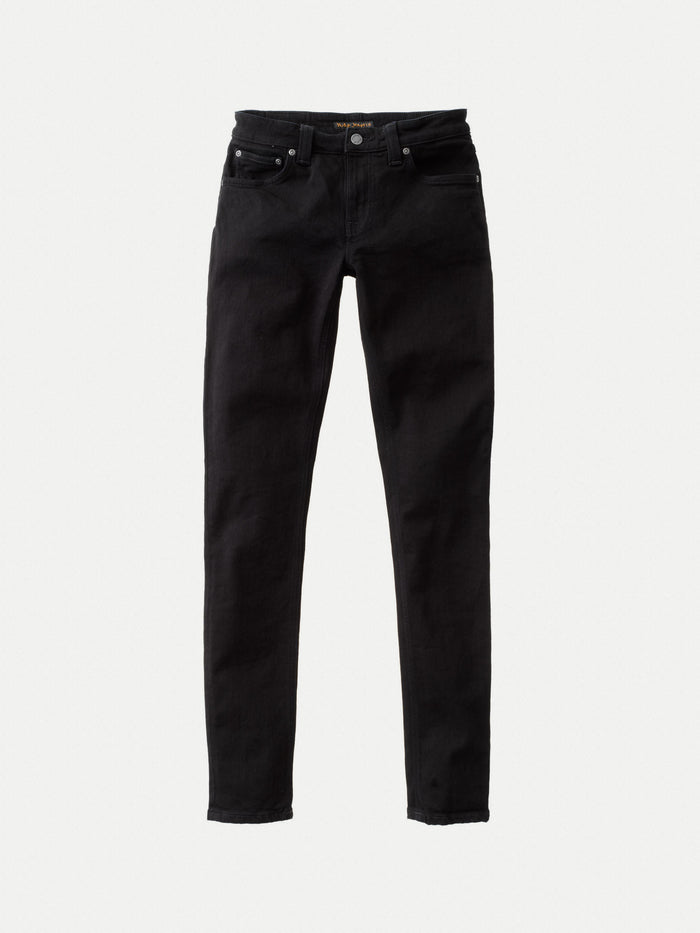 Nudie Jeans Co - Thin Finn Dry Cold Black - Jean Slim Noir-Pantalons et Shorts-112303