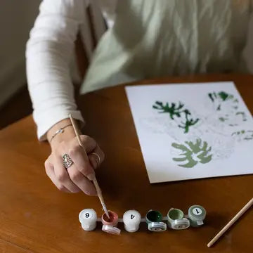 Ocean Waves Paint-By-Numbers Kit
