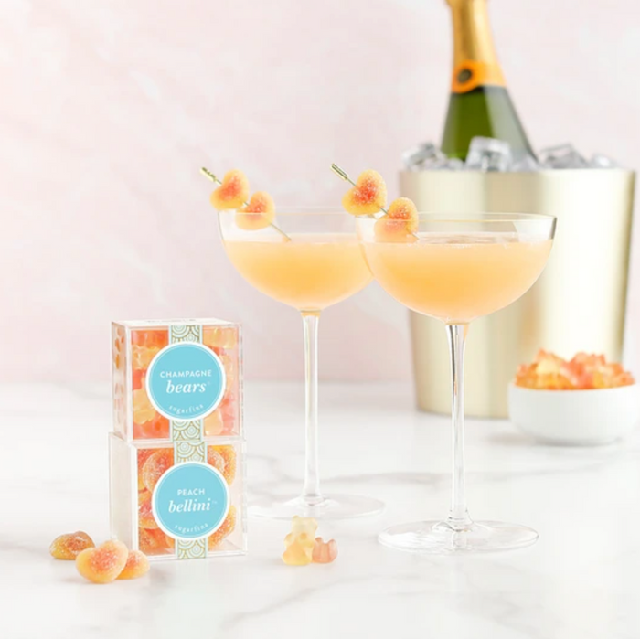 PEACH BELLINI GUMMY HEARTS