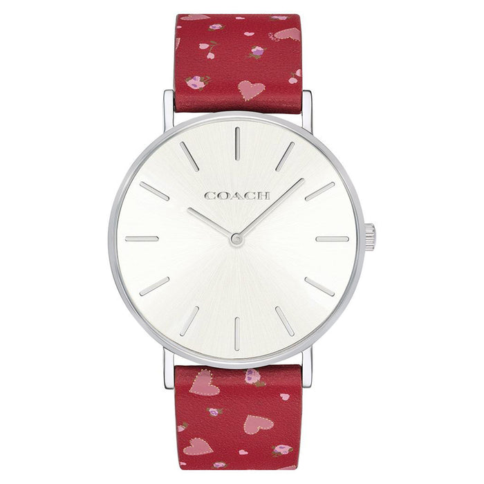 Coach Perry Patterned Leather Ladies Watch - 14503228