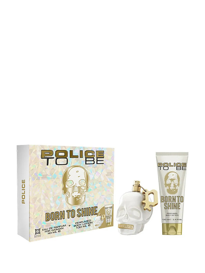 Police To Be Born To Shine Woman Gift Set