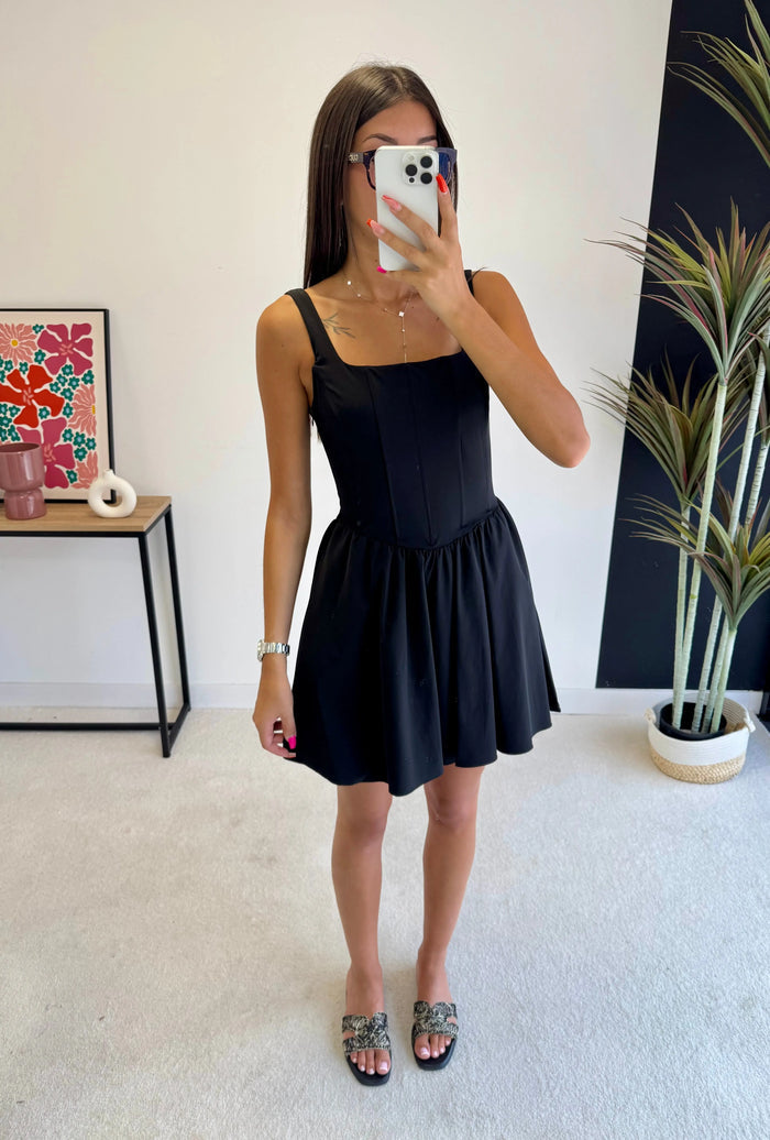 Robe noire bustier DS.Sélection