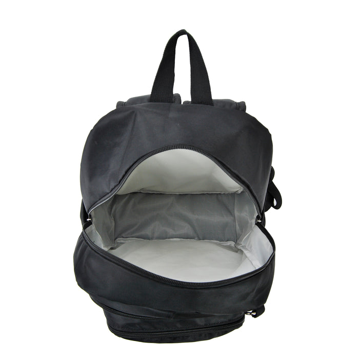 Solid Black NGIL Premium Large Canvas Backpack