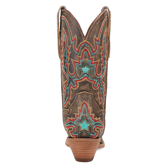 Cowboy boot DP7066_4 with star embroidery