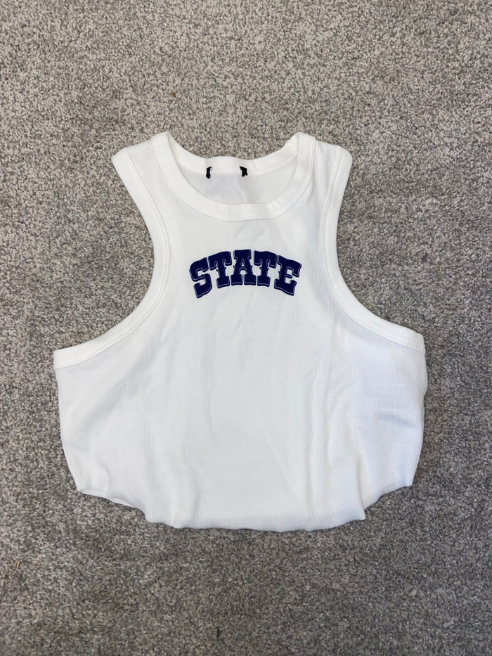 State Western Ribbed High Neck Tank - Recess Apparel LLC