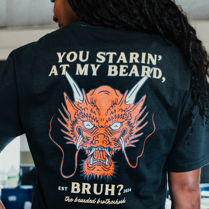 The Bearded Brotherhood Red Dragon Snapback – Bold, Fearless, Unapologetic